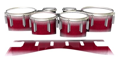 Dynasty 1st Generation Tenor Drum Slips - Wicked White Ruby (Red) (Pink)