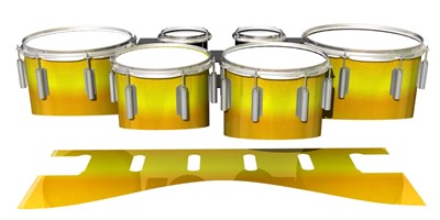 Dynasty 1st Generation Tenor Drum Slips - Yellow Gold (Yellow)