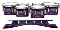 Dynasty Custom Elite Tenor Drum Slips - Alien Purple Grain (Purple)