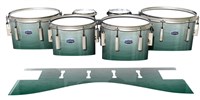 Dynasty Custom Elite Tenor Drum Slips - Alpine Fade (Green)