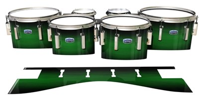 Dynasty Custom Elite Tenor Drum Slips - Asparagus Stain Fade (Green)