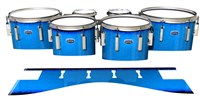 Dynasty Custom Elite Tenor Drum Slips - Bermuda Blue (Blue)