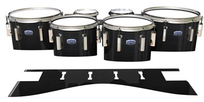 Dynasty Custom Elite Tenor Drum Slips - - Dark Grey Stain (Neutral)