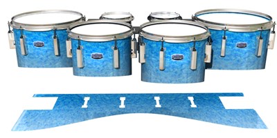 Dynasty Custom Elite Tenor Drum Slips - Blue Ice (Blue)
