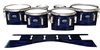 Dynasty Custom Elite Tenor Drum Slips - Chaos Brush Strokes Navy Blue and Black (Blue)