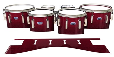 Dynasty Custom Elite Tenor Drum Slips - Crimson Depth (Red)