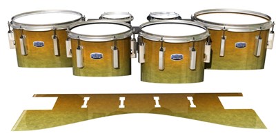 Dynasty Custom Elite Tenor Drum Slips - Desert Heat (Yellow)