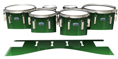 Dynasty Custom Elite Tenor Drum Slips - Forever Everglade (Green)