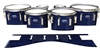 Dynasty Custom Elite Tenor Drum Slips - Lateral Brush Strokes Navy Blue and Black (Blue)