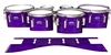 Dynasty Custom Elite Tenor Drum Slips - Lateral Brush Strokes Purple and Black (Purple)