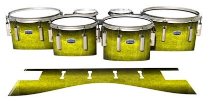 Dynasty Custom Elite Tenor Drum Slips - Lemon Gold (Yellow)