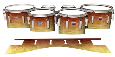 Dynasty Custom Elite Tenor Drum Slips - Lion Red Stain (Red)