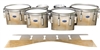 Dynasty Custom Elite Tenor Drum Slips - Maple Woodgrain White Fade (Neutral)