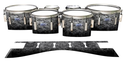 Dynasty Custom Elite Tenor Drum Slips - Mercury Grey Shadow (Neutral)