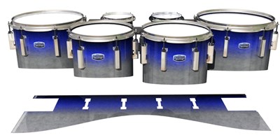 Dynasty Custom Elite Tenor Drum Slips - Meteorite Fade (Blue)