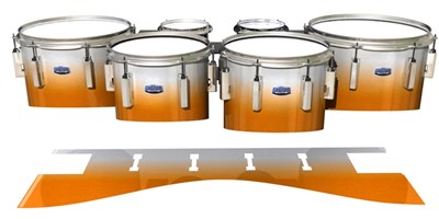 Dynasty Custom Elite Tenor Drum Slips - Orange Sherbet (Orange)