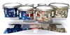 Dynasty Custom Elite Tenor Drum Slips - Patriotic Camo Fade