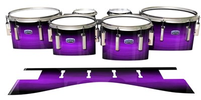 Dynasty Custom Elite Tenor Drum Slips - Plasma Stain Fade (Purple)