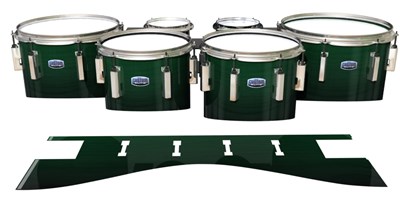 Dynasty Custom Elite Tenor Drum Slips - Sea Slate Maple (Green)