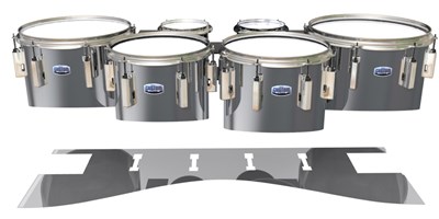 Dynasty Custom Elite Tenor Drum Slips - Silver Chrome