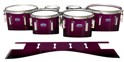 Dynasty Custom Elite Tenor Drum Slips - Sincerely Subtle (Purple)