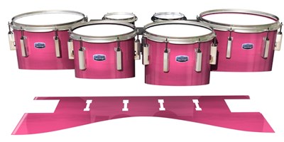 Dynasty Custom Elite Tenor Drum Slips - Sunset Stain (Pink)