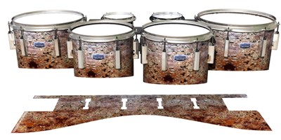 Dynasty Custom Elite Tenor Drum Slips - Terraform (Neutral)