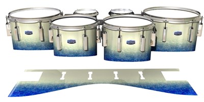 Dynasty Custom Elite Tenor Drum Slips - Vanilla Beach (Blue)