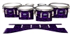 Dynasty Custom Elite Tenor Drum Slips - Wave Brush Strokes Purple and Black (Purple)