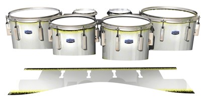 Dynasty Custom Elite Tenor Drum Slips - White Dynamite (Neutral)