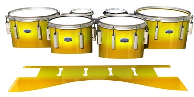 Dynasty Custom Elite Tenor Drum Slips - Yellow Gold (Yellow)