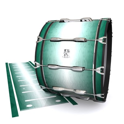 Ludwig Ultimate Series Bass Drum Slips - Alpine Fade (Green)