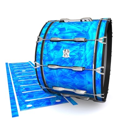 Ludwig Ultimate Series Bass Drum Slips - Blue Cosmic Glass (Blue)