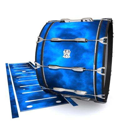Ludwig Ultimate Series Bass Drum Slips - Blue Smokey Clouds (Themed)