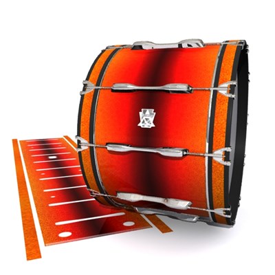Ludwig Ultimate Series Bass Drum Slips - Coral Sunset (Orange)
