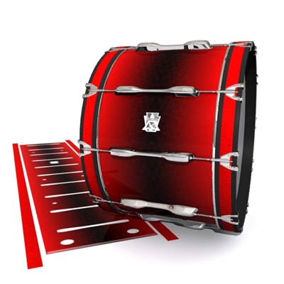 Ludwig Ultimate Series Bass Drum Slips - Dragon Red (Red)