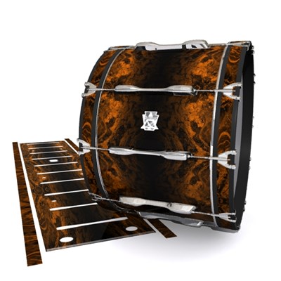 Ludwig Ultimate Series Bass Drum Slips - Earth GEO Marble Fade (Neutral)