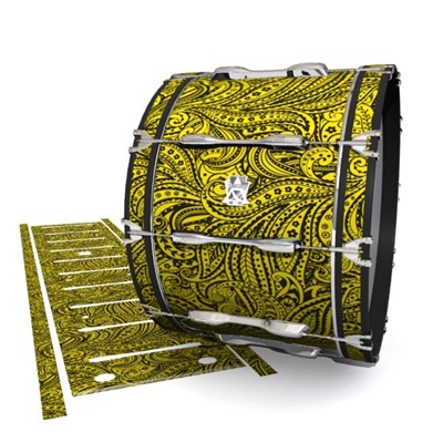 Ludwig Ultimate Series Bass Drum Slips - Gold Paisley (Themed)