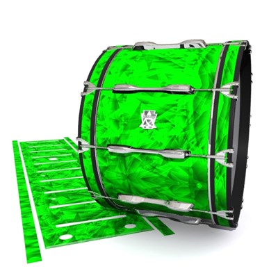Ludwig Ultimate Series Bass Drum Slips - Green Cosmic Glass (Green)
