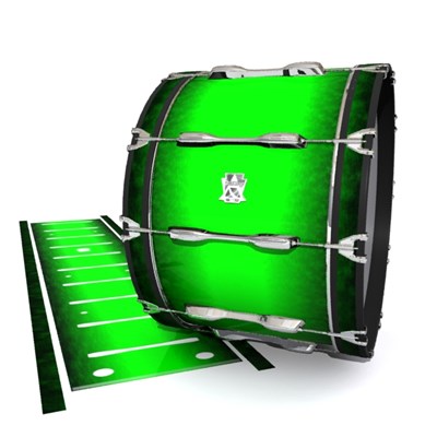 Ludwig Ultimate Series Bass Drum Slips - Green Grain Fade (Green)