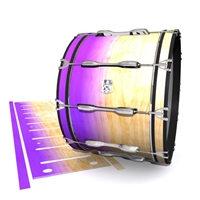 Ludwig Ultimate Series Bass Drum Slip - Maple Woodgrain Purple Fade (Purple)
