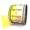 Ludwig Ultimate Series Bass Drum Slip - Maple Woodgrain Yellow Fade (Yellow)