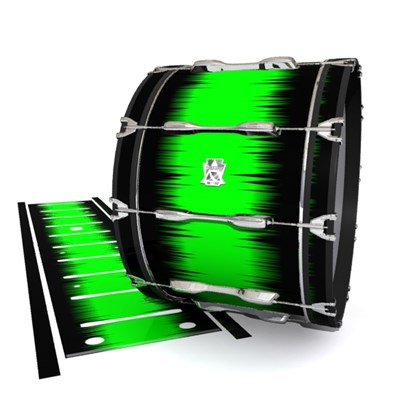 Ludwig Ultimate Series Bass Drum Slips - Nightbreak (Green)