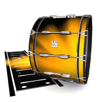 Ludwig Ultimate Series Bass Drum Slips - Orange Light Rays (Themed)