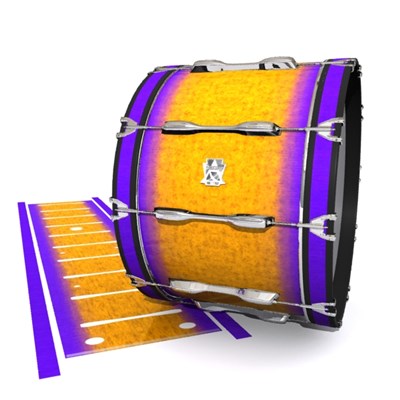 Ludwig Ultimate Series Bass Drum Slips - Purple Canyon Rain (Orange) (Purple)