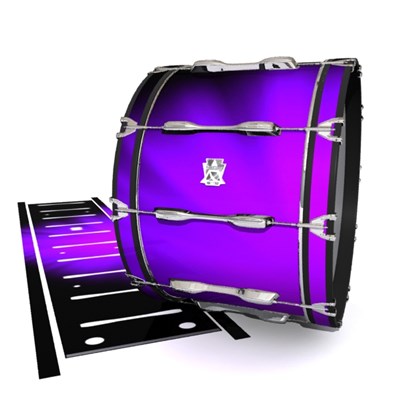 Ludwig Ultimate Series Bass Drum Slips - Purple Light Rays (Themed)