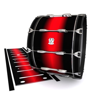 Ludwig Ultimate Series Bass Drum Slips - Red Line Red (Red)