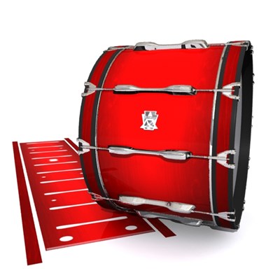 Ludwig Ultimate Series Bass Drum Slips - Red Stain (Red)