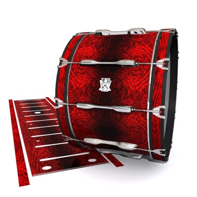 Ludwig Ultimate Series Bass Drum Slips - Rosy Red Rosewood (Red)