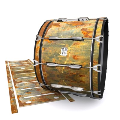 Ludwig Ultimate Series Bass Drum Slips - Rusted Metal (Themed)